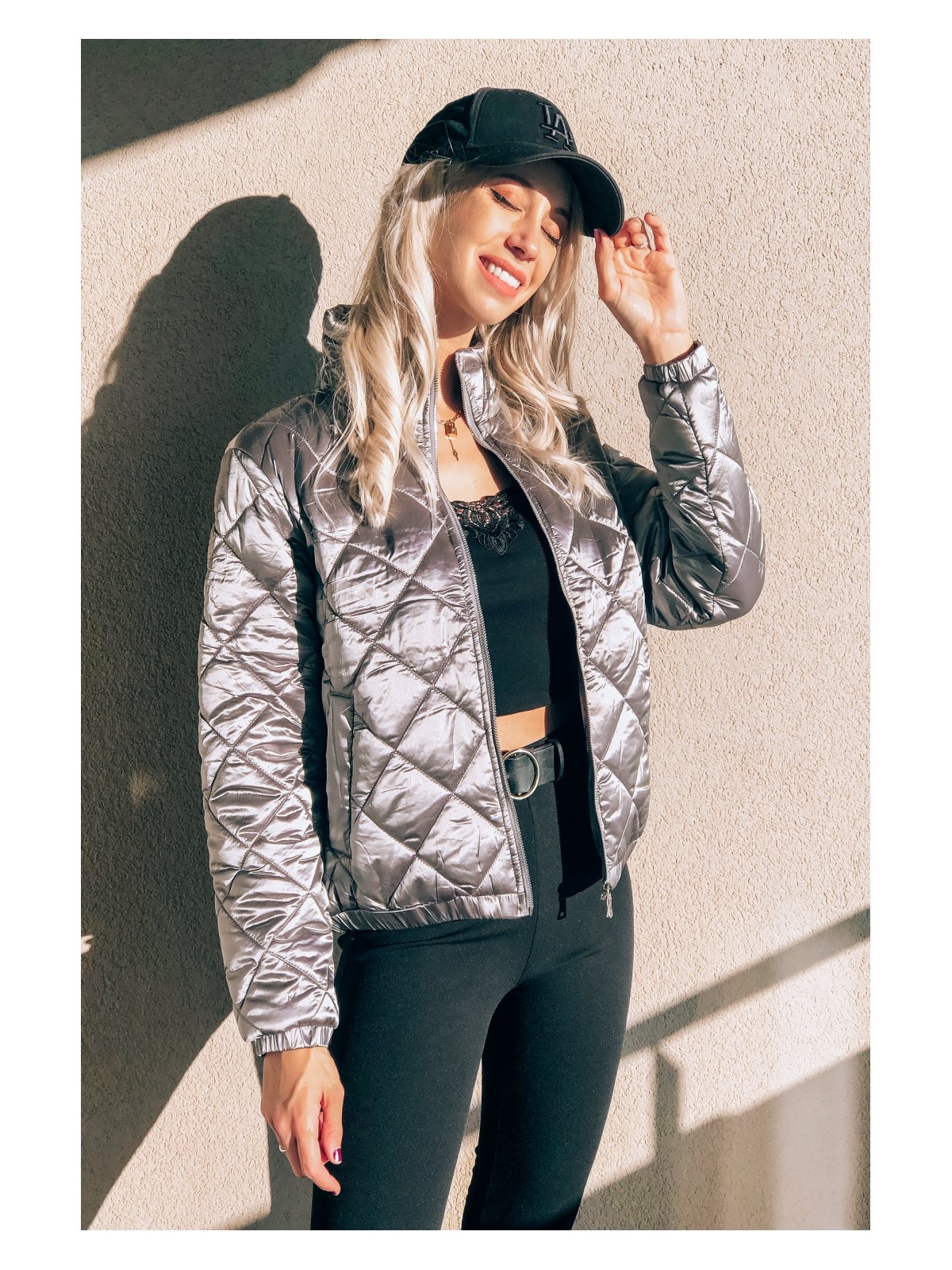 adidas Training - Veste courte en maille à fermeture éclair - Taupe