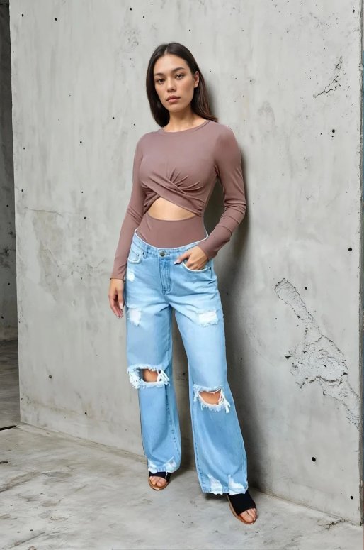 T-Shirt Femme Coton Manches Bouffantes - Haut Chic Décontracté été - 95% Coton 5% Élasthanne - Coupe Lâche