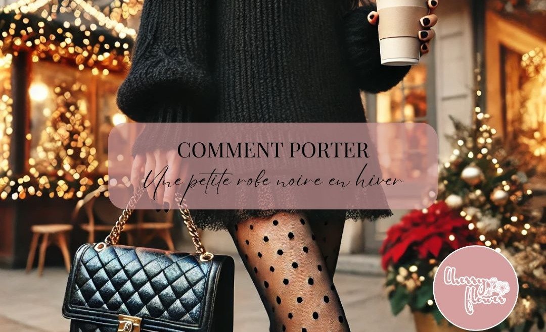 Comment porter une petite robe noire en hiver