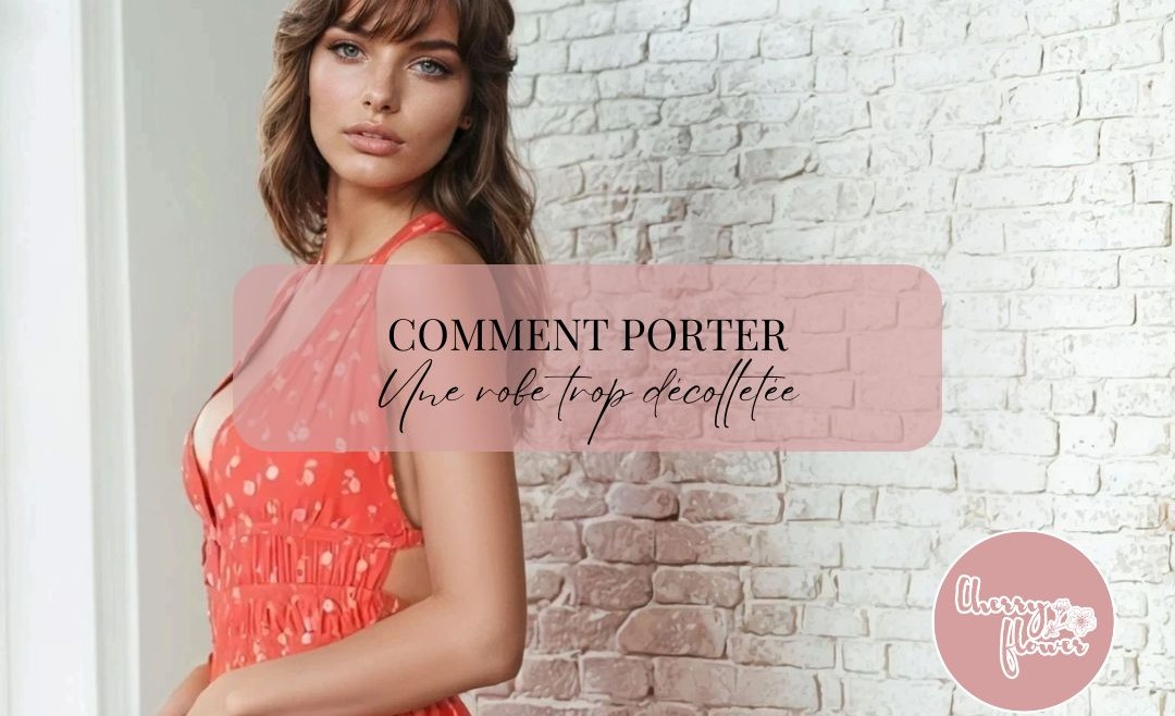 Comment porter une robe trop décolletée ?