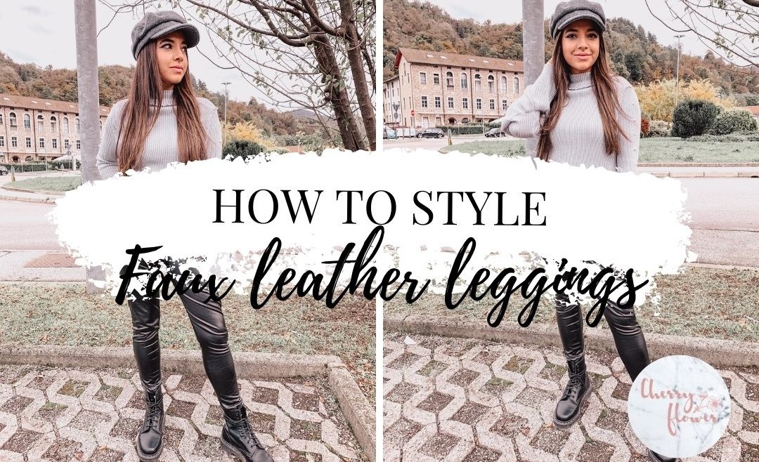 Comment styliser le legging en simili cuir ? 